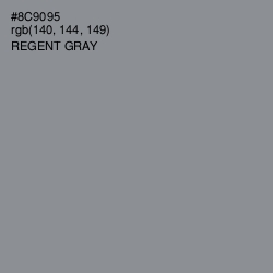 #8C9095 - Regent Gray Color Image